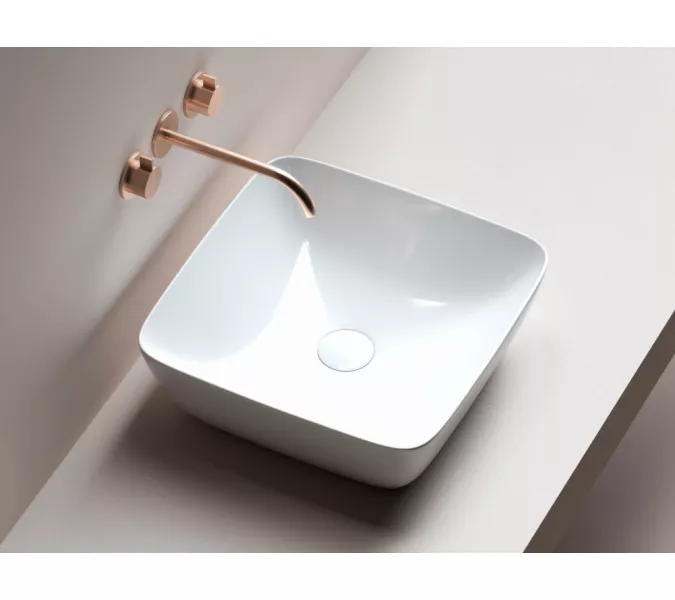 Умывальник чаша накладная квадратная Ceramica Nova FORM CN2002, изображение 2