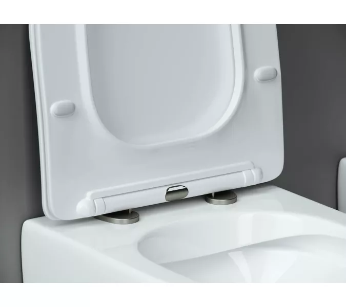 Подвесной унитаз Ceramica Nova Metropol Rimless CN4002, Выбрать цвет: Белый, изображение 10