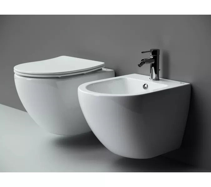 Подвесное биде Ceramica Nova Metropol CN4003, Выбрать цвет: Белый, изображение 3