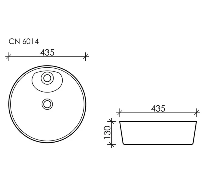 Умывальник чаша накладная круглая Ceramica Nova Element CN6014, изображение 6