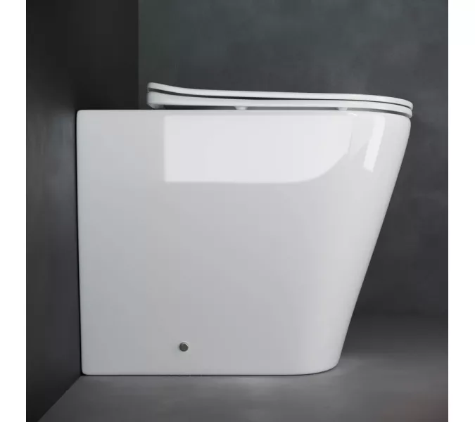 Напольный приставной унитаз Ceramica Nova Highlight Rimless CN1812, изображение 5