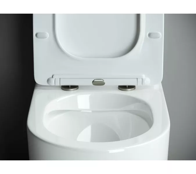 Напольный пристенный унитаз Ceramica Nova Metropol Rimless CN4001, изображение 9