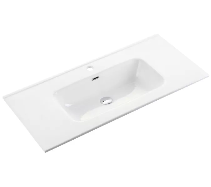 Умывальник накладной прямоугольный Ceramica Nova Element, Ширина , в см: 91, Выбрать цвет: Белый