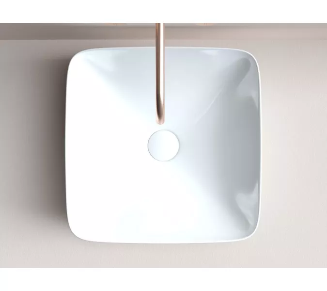 Умывальник чаша накладная квадратная Ceramica Nova FORM CN2002, изображение 5