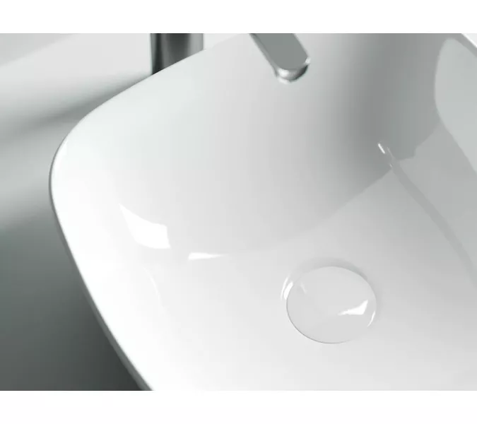 Умывальник чаша накладная квадратная Ceramica Nova Element, Выбрать размер: 400х400, изображение 5