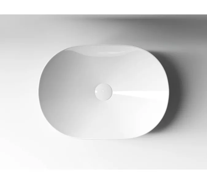 Умывальник чаша накладная овальная Ceramica Nova Element, Выбрать размер: 48х35, изображение 5