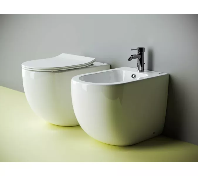 Напольный приставной унитаз Ceramica Nova Metropol Rimless CN4004, изображение 10