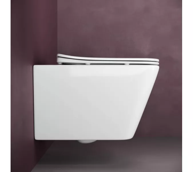 Подвесной унитаз  Ceramica Nova Metric Rimless CN3007, изображение 4