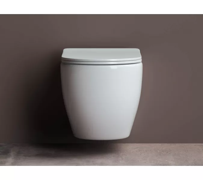 Подвесной унитаз Ceramica Nova Mia Rimless CN1805, изображение 4