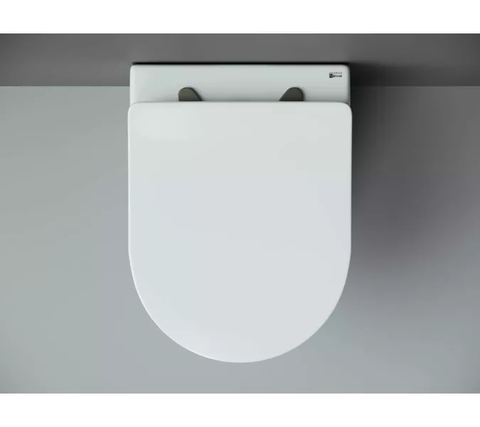 Подвесной унитаз Ceramica Nova Metropol Rimless CN4002, Выбрать цвет: Белый, изображение 8