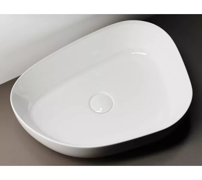 Умывальник чаша накладная асимметричная Ceramica Nova Element CN5003, изображение 4