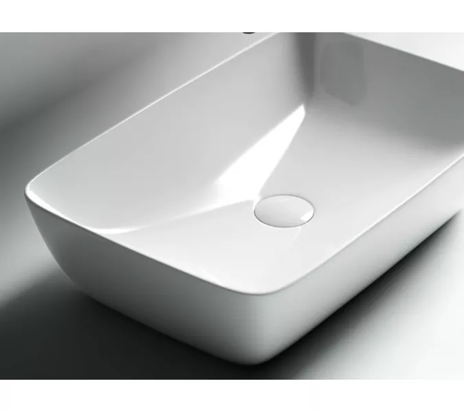 Умывальник чаша накладная прямоугольная Ceramica Nova FORM CN2003, изображение 4
