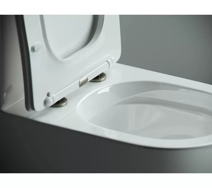 Напольный пристенный унитаз Ceramica Nova Metropol Rimless CN4001, изображение 4