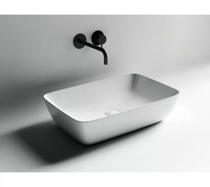Умывальник чаша накладная прямоугольная Ceramica Nova FORM CN2003, изображение 3