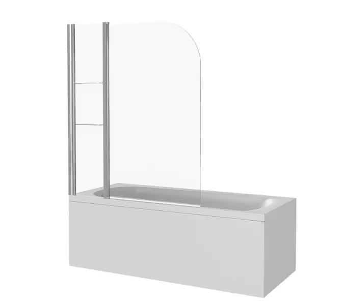 Шторка для ванны Good Door SCREEN 100*140  HS-100-C-CH, изображение 3