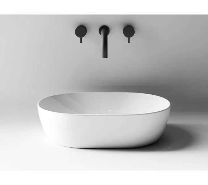 Умывальник чаша накладная овальная Ceramica Nova Element, Выбрать размер: 48х35, изображение 3