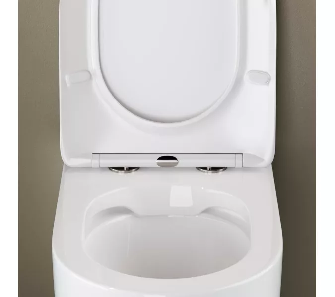 Напольный приставной унитаз Ceramica Nova Mia Rimless CN1810, изображение 4