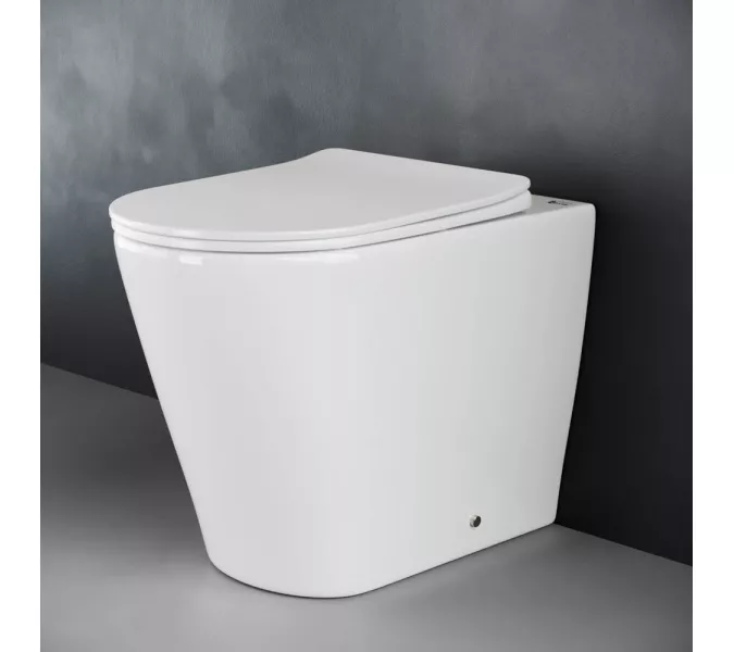 Напольный приставной унитаз Ceramica Nova Highlight Rimless CN1812, изображение 2