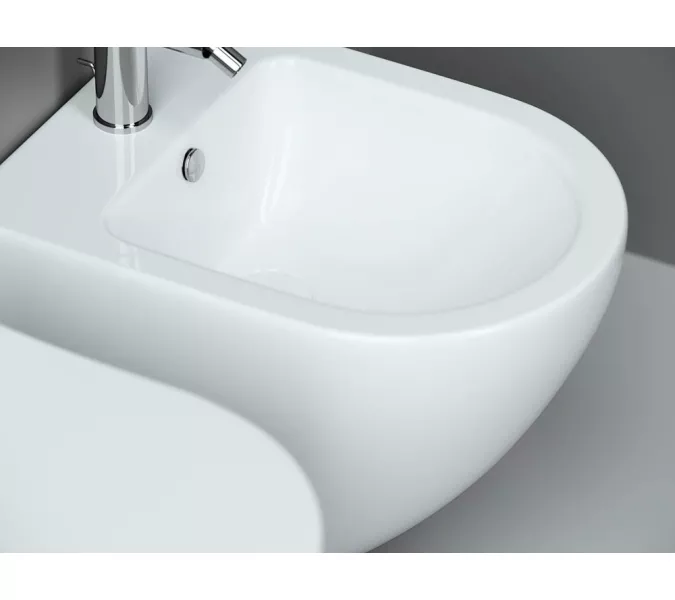 Подвесное биде Ceramica Nova Metropol CN4003, Выбрать цвет: Белый, изображение 5