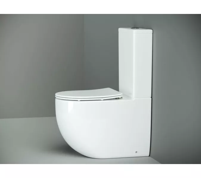 Напольный пристенный унитаз Ceramica Nova Metropol Rimless CN4001, изображение 8