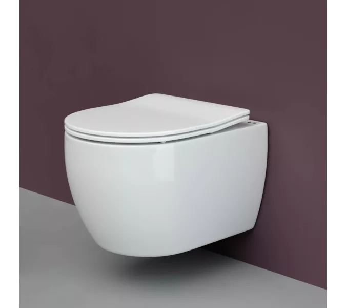 Подвесной унитаз Ceramica Nova PLAY Rimless CN3001, изображение 6