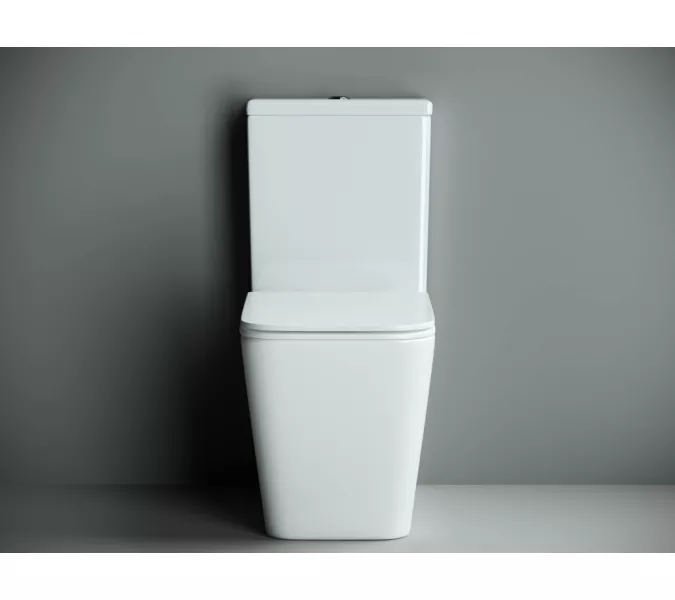 Напольный пристенный унитаз  Ceramica Nova Cubic CN1803, изображение 3