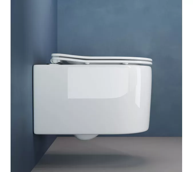 Подвесной унитаз Ceramica Nova Moments Rimless CN3003, изображение 6