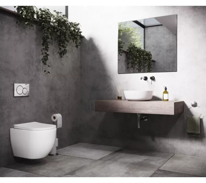 Подвесной унитаз Ceramica Nova Mia Rimless CN1805, изображение 9