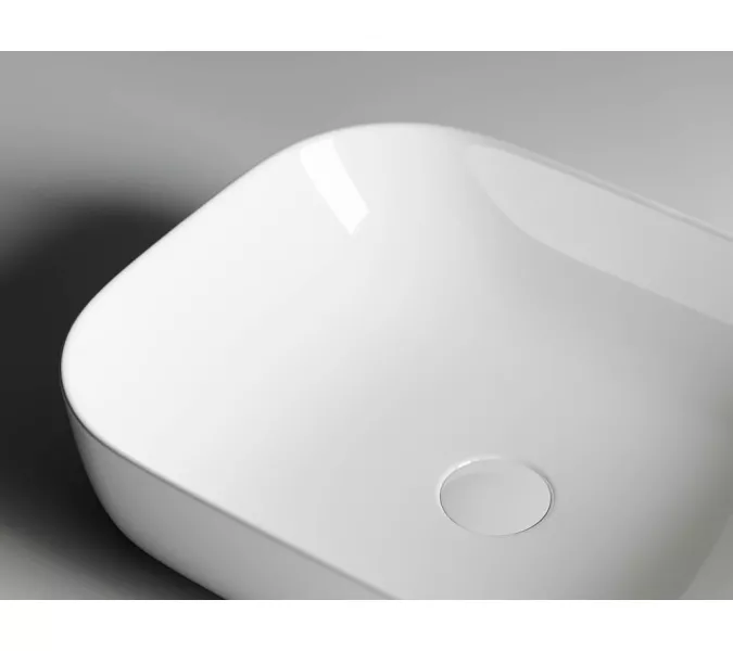 Умывальник чаша накладная прямоугольная Ceramica Nova Element CN6008, изображение 4