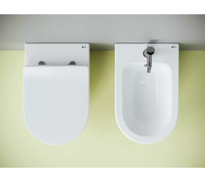 Напольный приставной унитаз Ceramica Nova Metropol Rimless CN4004, изображение 9