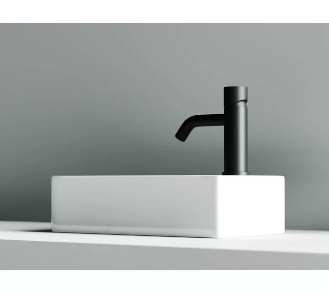 Умывальник подвесной прямоугольный Ceramica Nova Element, Ориентация: правая, изображение 7