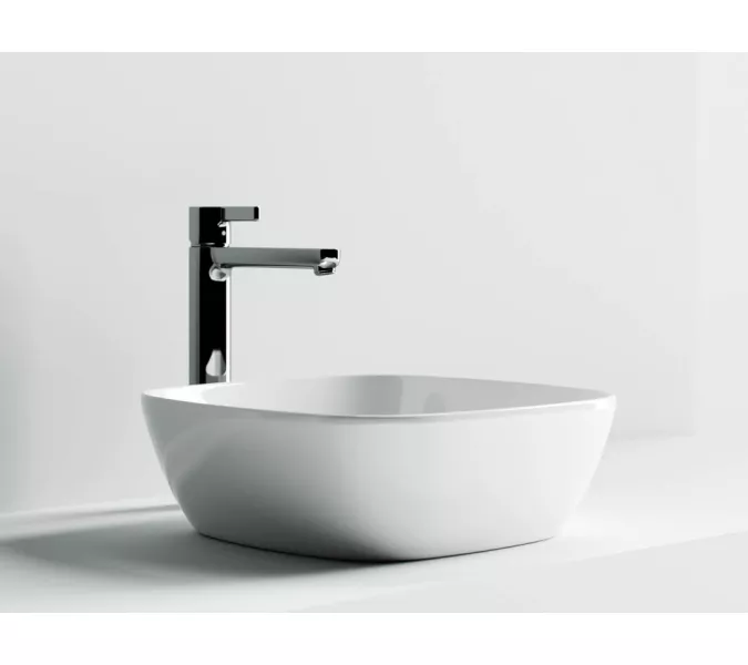 Умывальник чаша накладная квадратная Ceramica Nova Element, Выбрать размер: 400х400, изображение 2