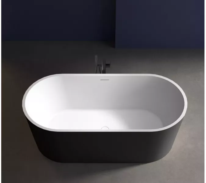 Акриловая ванна ABBER AB9209MB 170х80, Выбрать цвет: Черный матовый, изображение 8