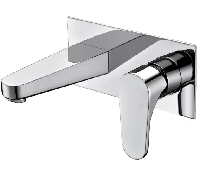 Смеситель ABBER Eleganz AF8312 для раковины скрытого монтажа, хром, Выбрать цвет: Хром