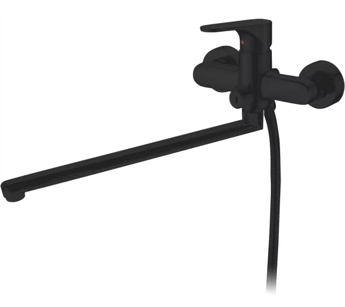 Смеситель  для ванны ABBER Eleganz AF8314B, Выбрать цвет: Черный