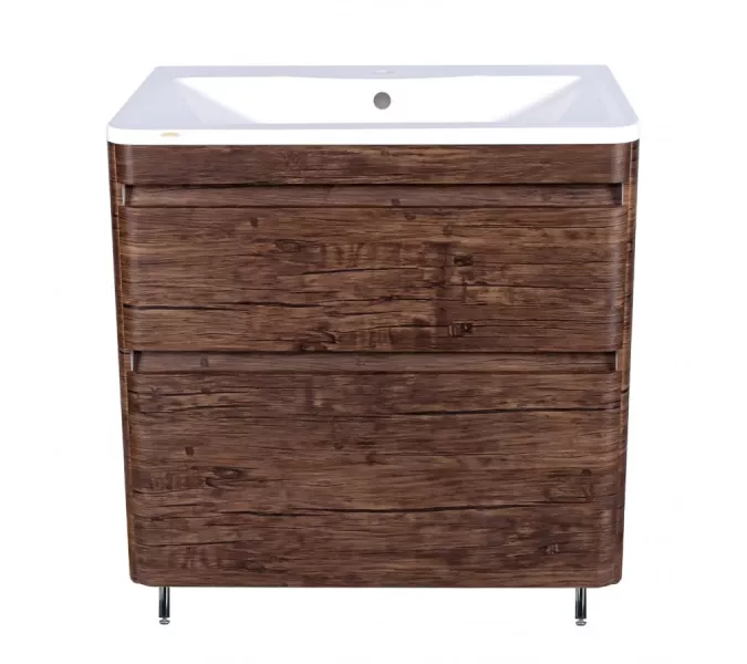 Тумба напольная с раковиной Style Line Атлантика , старое дерево, Выбрать цвет: Старое дерево, Выбрать размер: 60