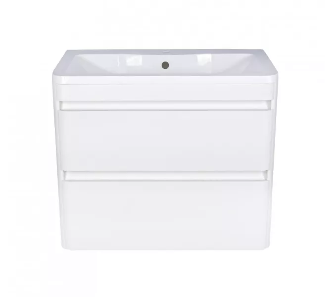 Тумба подвесная с раковиной Style Line  Атлантика, Выбрать цвет: Белый, Выбрать размер: 60