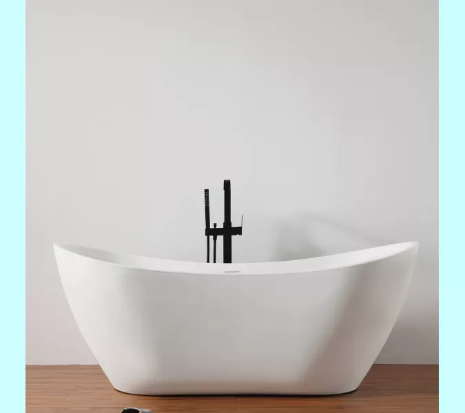 Акриловая ванна ABBER AB9322 180*80, изображение 7