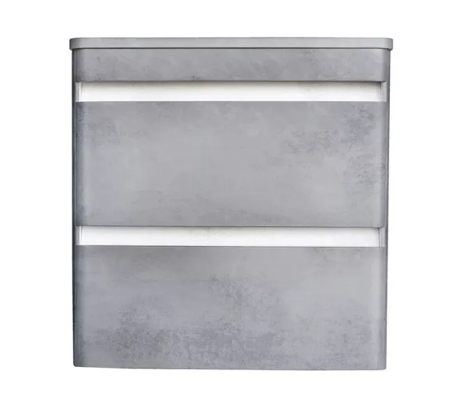 Тумба подвесная со столешницей МДФ Style Line Атлантика бетон темный, Выбрать размер: 60, изображение 2