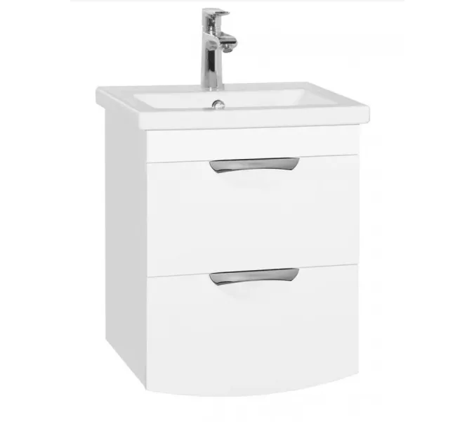 Тумба подвесная с раковиной Style Line Жасмин, Выбрать размер: 50