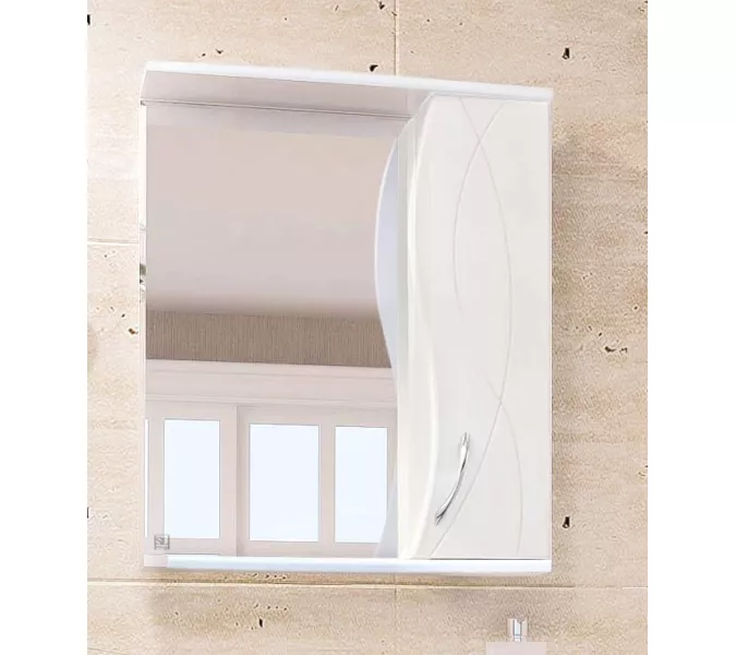 Зеркальный шкаф Style Line Амелия, Выбрать размер: 65, изображение 3