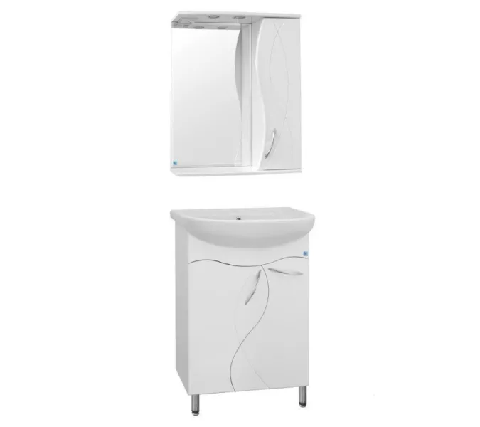 Тумба напольная с раковиной Style Line Амелия, Выбрать размер: 65, изображение 2