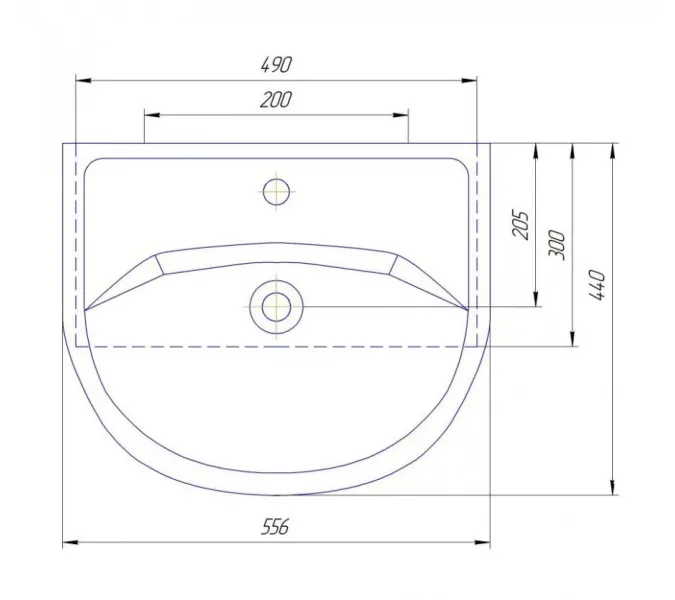 Тумба напольная с раковиной Style Line Жасмин, Выбрать размер: 55, Ориентация: универсальная, Комплектация: Без корзины, изображение 7