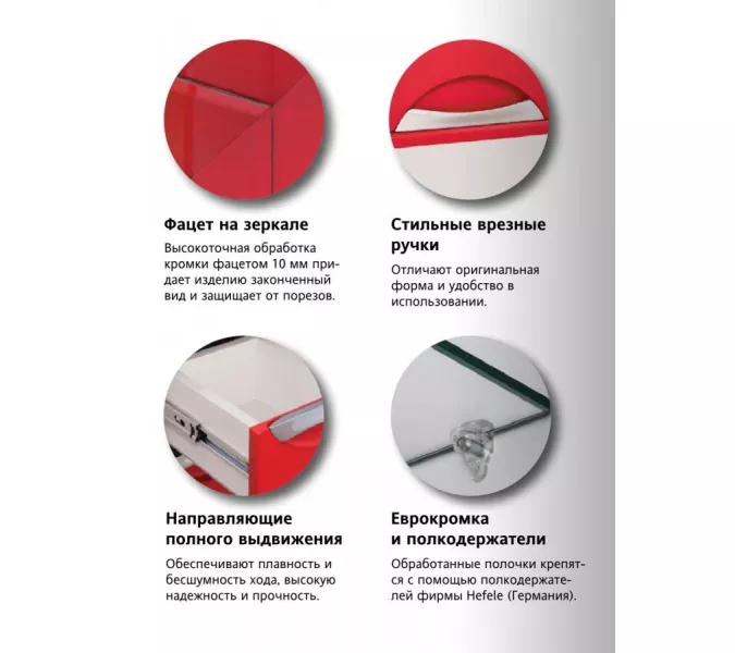 Тумба напольная с раковиной Style Line Жасмин, Выбрать размер: 55, Ориентация: универсальная, Комплектация: Без корзины, изображение 5