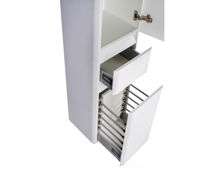 Пенал универсальный Style Line Атлантика, Выбрать цвет: Белый, Выбрать размер: 35, Ориентация: правая, Комплектация: Бельевая корзина, изображение 3