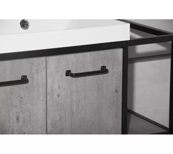 Тумба напольная с раковиной Style Line Лофт 60/80 L/R, Выбрать размер: 60, Ориентация: левая, изображение 2