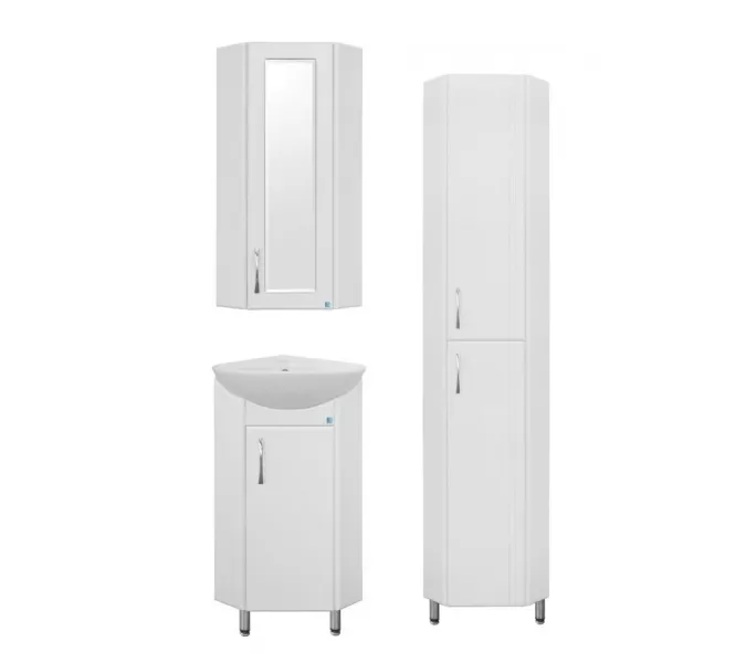 Пенал напольный угловой Style Line  Эко Стандарт Веер, изображение 2