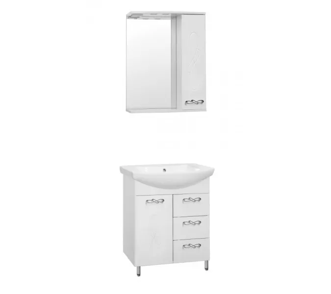 Тумба напольная с раковиной Style Line Венеция, Выбрать размер: 65, изображение 2