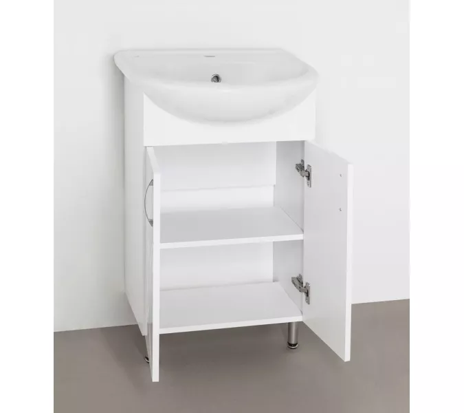 Тумба напольная с раковиной Style Line Эко Фьюжн, Выбрать размер: 55, изображение 4