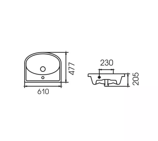 Тумба напольная с раковиной Style Line Эко Стандарт, изображение 6